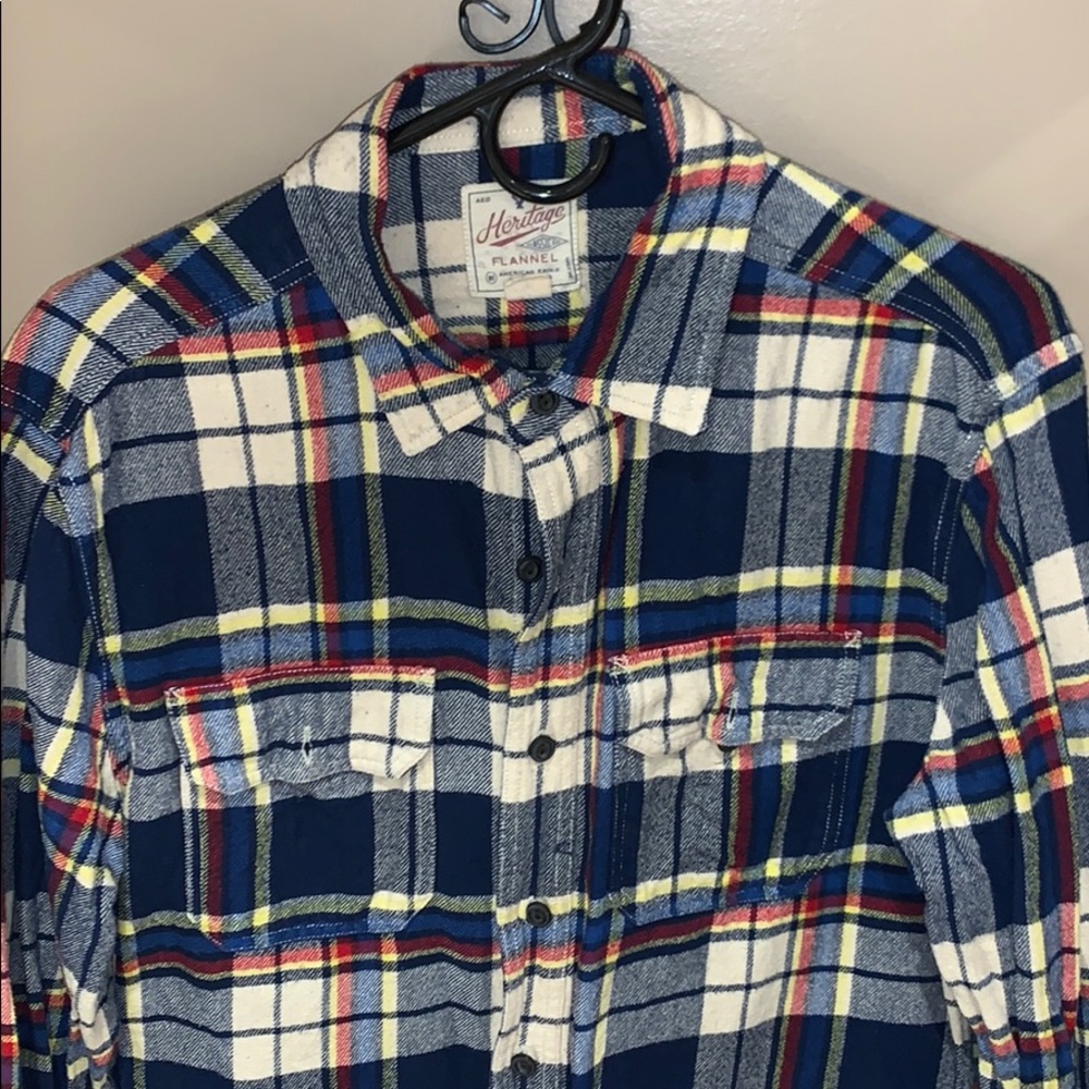 Mens American Eagle Heritage Flannel Classic Fit